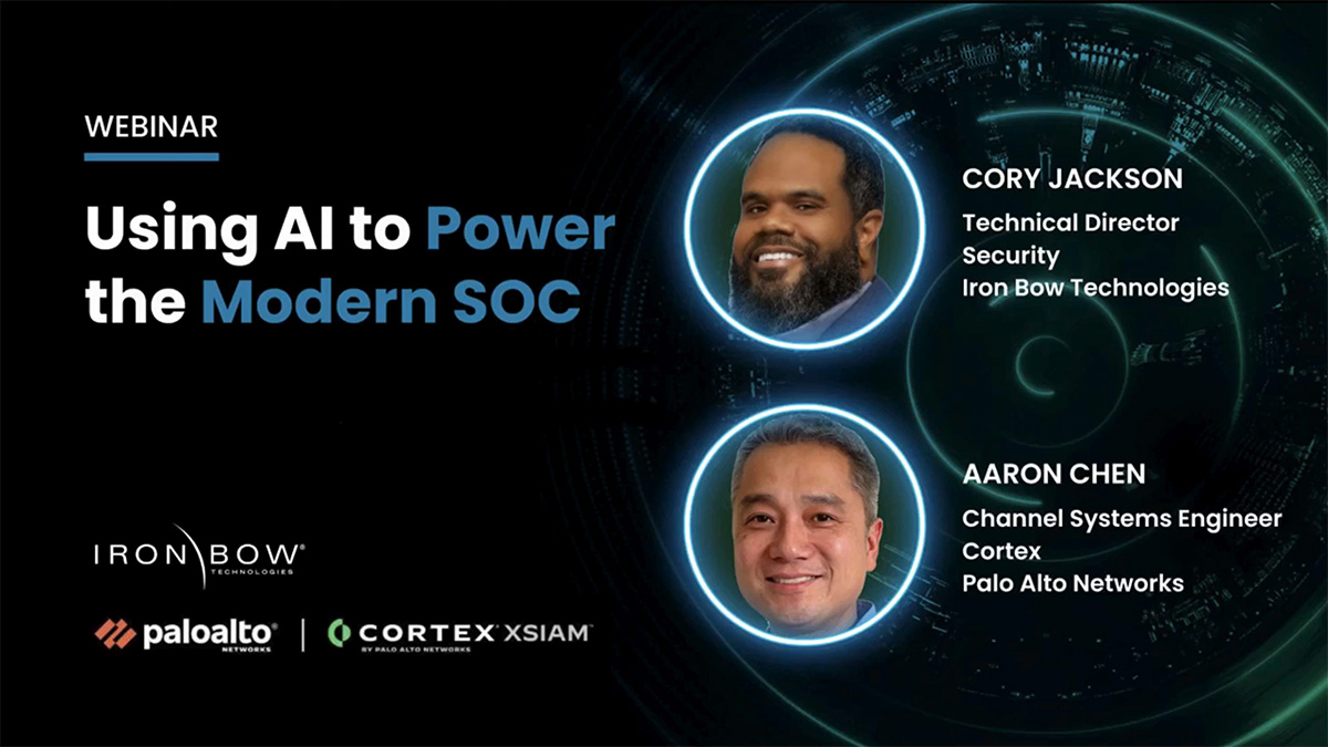 Using AI to Power the Modern SOC | Listen to an engaging webinar to learn about the innovative impact of AI in enhancing outcomes for modern SOCs.