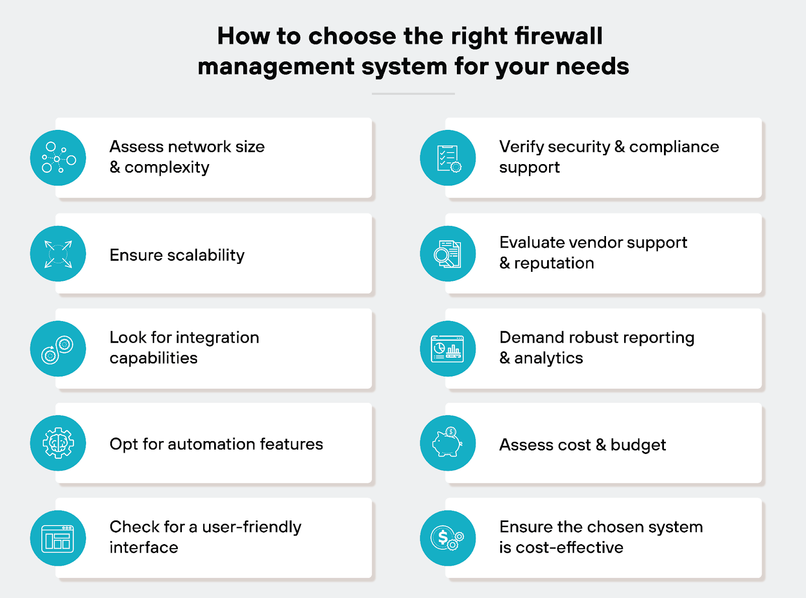 How to choose the right firewall management system for your needs