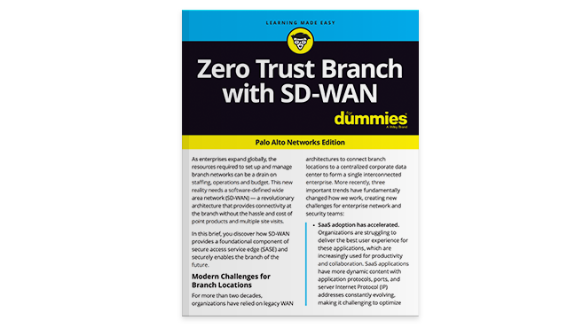 zero trust branch with sd-wan for dummies book