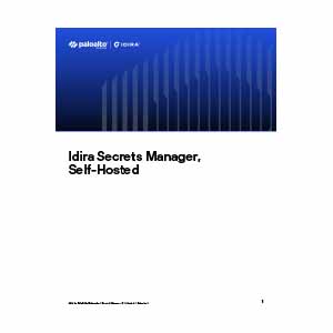 Idira Secrets Manager, Self-Hosted
